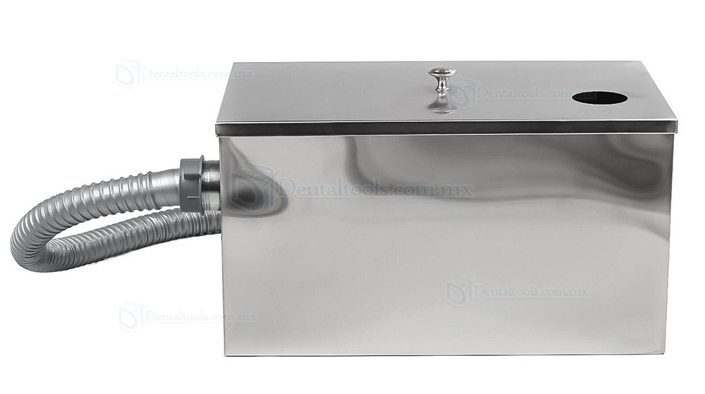 Tanque decantador de yeso dental de acero inoxidable con filtro de 5 capas